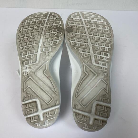 Telic Boise Bliss Recovery Arch Support Sandals White Slides Size M/9 - Picture 9 of 9